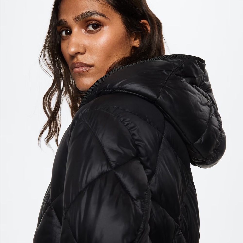NWT Mango Hooded Quilted Coat - Picture 3 of 10
